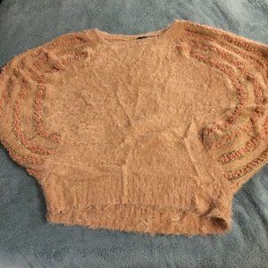 Women's soft pink sweater by Ark &Co